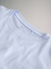 The Set 4 Pack Grown On Sleeve T-Shirt Navy/Light Blue/Stone Brown/Stripe - Image 6 of 6