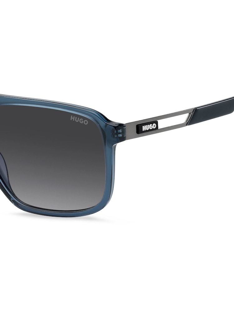 HUGO Blue Navigator Sunglasses - Image 4 of 4 HUGO Blue Navigator Sunglasses - Image 4 of 4