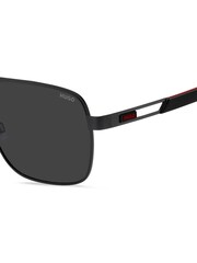 HUGO Black Square Double Bridge Sunglasses - Image 4 of 4