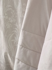 Bridgerton by Catherine Lansfield Natural Regal Soft Velvet Quilted Bedspread - Image 3 of 3