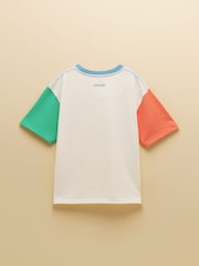 Joules Boys' Let's Go Colourblock T-Shirt - Image 2 of 4