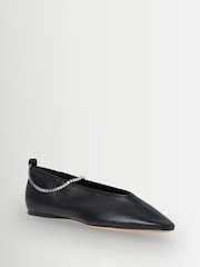 Loeffler Randall Black Emery Dark Satin Shoes - Image 2 of 5