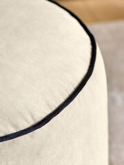 Black Contrast Pipe Velvet Drum - Image 2 of 2