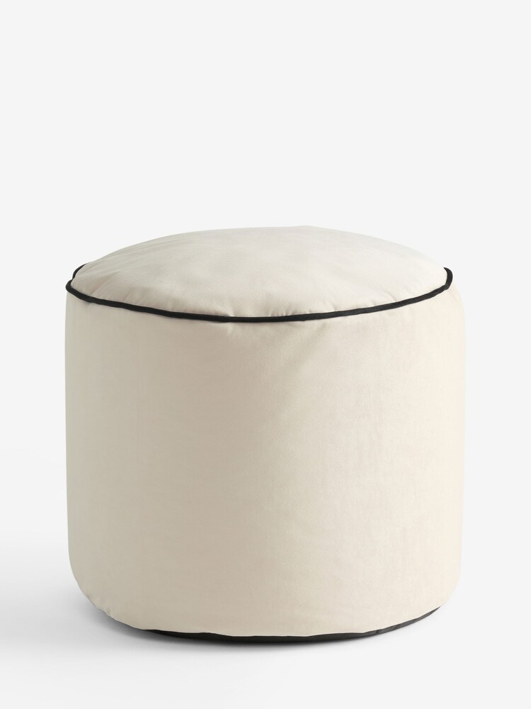 Black Contrast Pipe Velvet Drum - Image 3 of 3