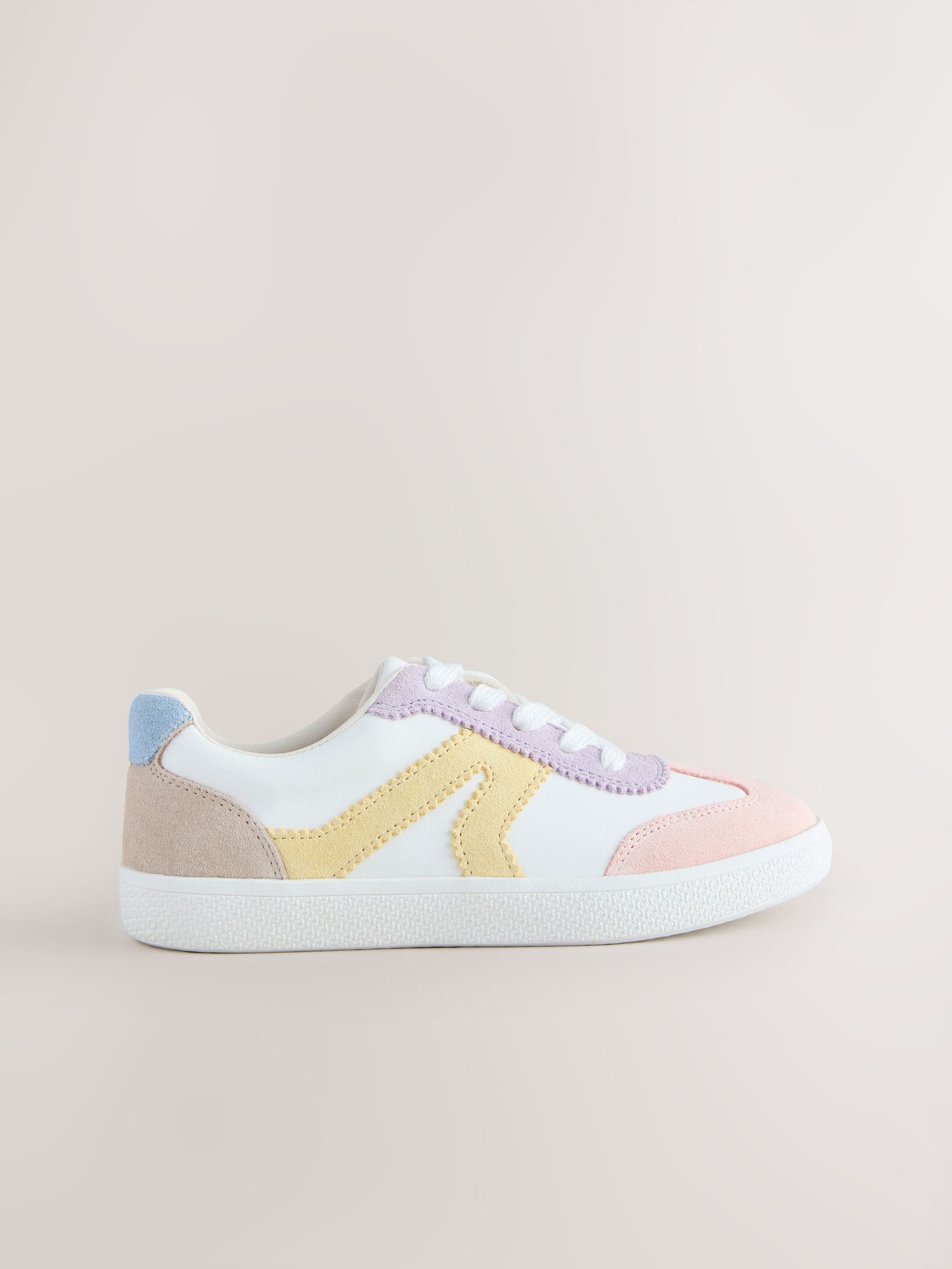 谷平② Buy Multi Pastel Wide Fit (G) Retro Trainers from Next Canada