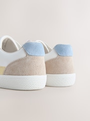 Multi Pastel Wide Fit (G) Retro Trainers - Image 4 of 6