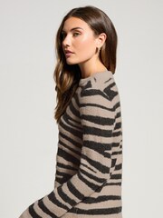 Long Tall Sally Natural Zebra Jumper - Image 2 of 5