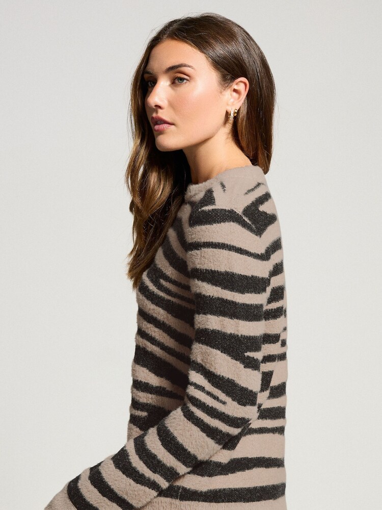 Long Tall Sally Natural Zebra Jumper - Image 2 of 5