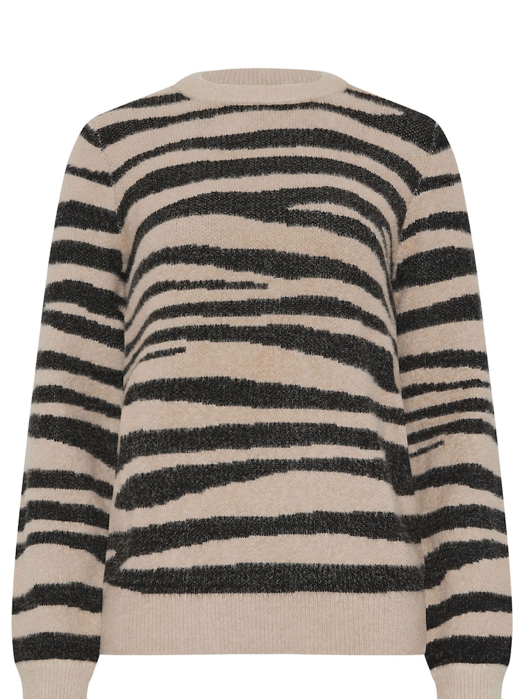 Long Tall Sally Natural Zebra Jumper - Image 5 of 5 Long Tall Sally Natural Zebra Jumper - Image 5 of 5
