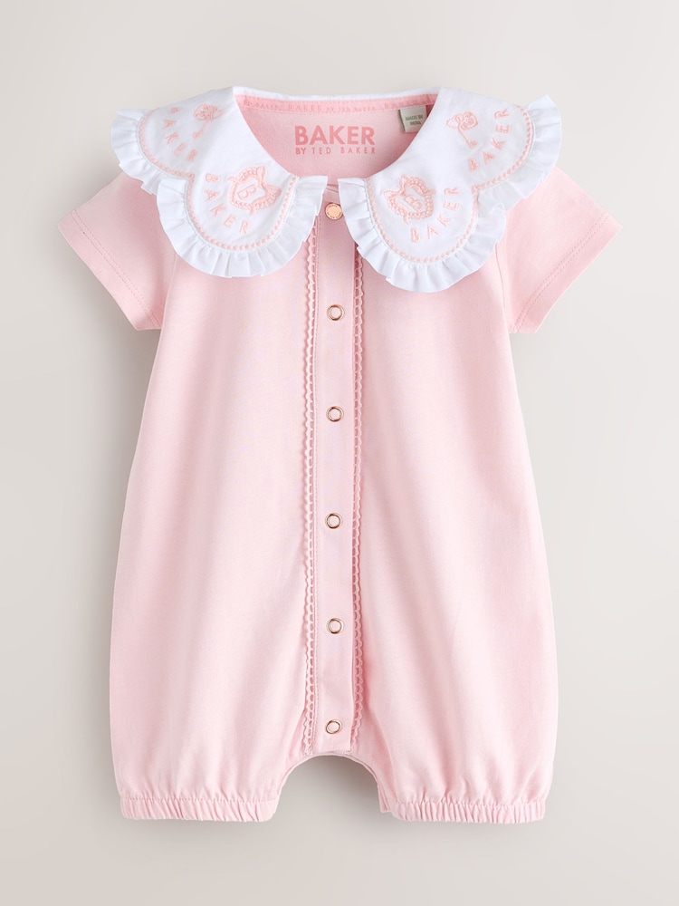 Baker by Ted Baker 2 Pack Collared Rompers - Imaginea 2 din 7