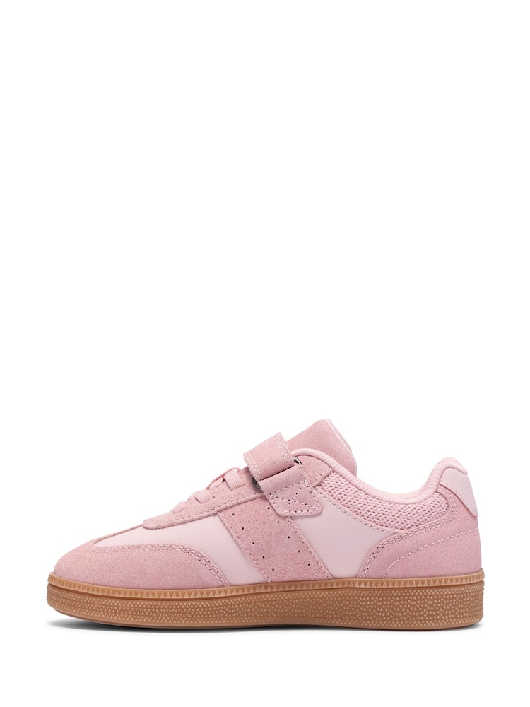 Clarks Pink Cypress Step Kids Trainers - Image 2 of 6