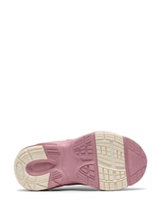 Clarks Pink Crafton Vibe Toddler Trainers - Image 6 of 6