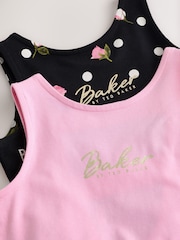 Baker by Ted Baker Polka Dot Printed Jersey Dresses 2 Pack - Image 5 of 6