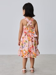 Baker by Ted Baker Fruit Print Cross-Back Tiered Multi Dress - Imaginea 5 din 6