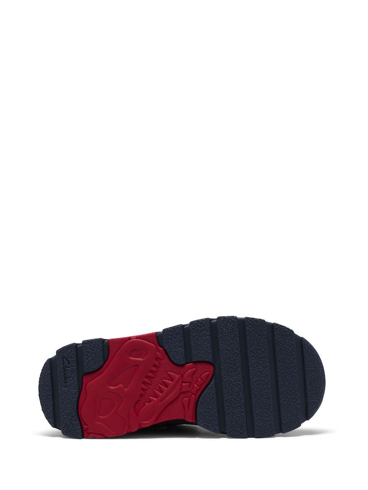 Clarks Blue Steggy2 Track Kids Shoes - Image 7 of 7