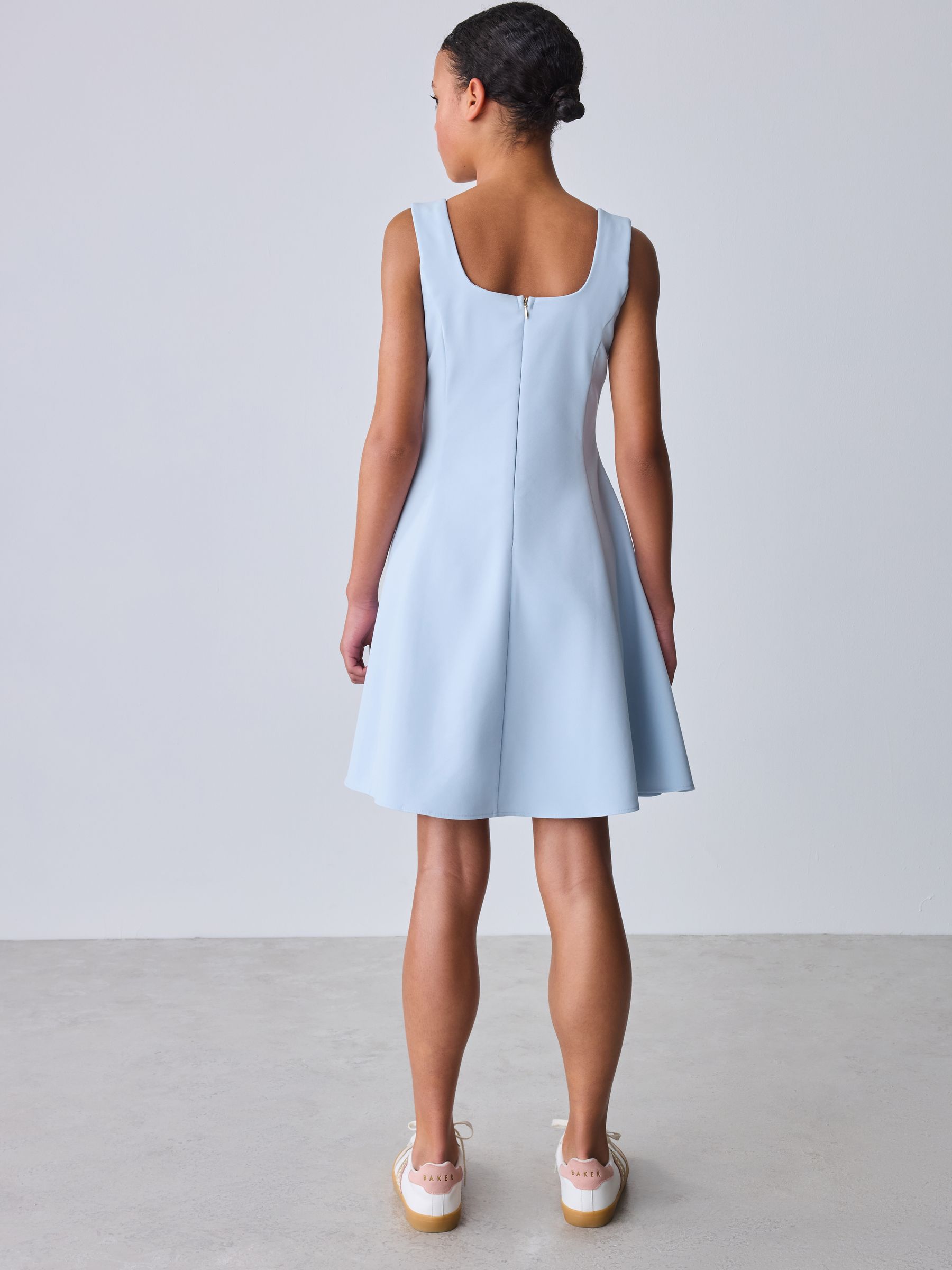 Buy Baker by Ted Baker Fit & Flare Skater Blue Dress from the Next UK ...