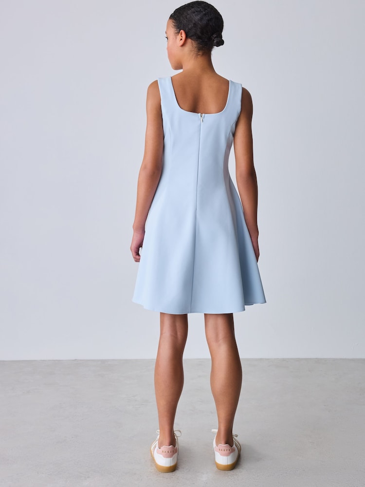 ted baker grey dress Buy by Baker Fit & Flare Skater Blue from Next USA Mini dress