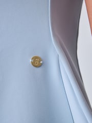 Baker by Ted Baker Fit & Flare Skater Blue Dress - Image 4 of 10