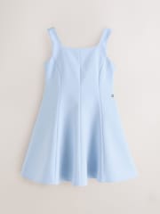 Baker by Ted Baker Fit & Flare Skater Blue Dress - Image 6 of 10