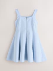 Baker by Ted Baker Fit & Flare Skater Blue Dress - Image 7 of 10