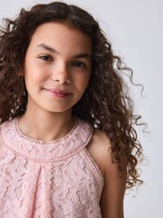 Baker by Ted Baker 2 Piece Lace Halter Top & Shorts Set - Image 4 of 14