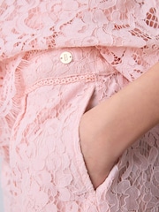 Baker by Ted Baker 2 Piece Lace Halter Top & Shorts Set - Image 6 of 14