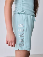 Baker by Ted Baker 2 Piece Ruched Rib T-Shirt & Shorts Set - Image 5 of 13