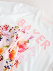 Baker by Ted Baker 2 Piece Oversized Graphic T-Shirt & Printed Shorts Set - Image 10 of 11