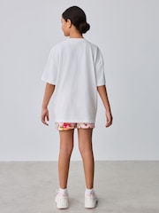 Baker by Ted Baker 2 Piece Oversized Graphic T-Shirt & Printed Shorts Set - Image 2 of 11