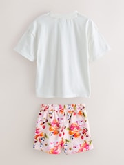 Baker by Ted Baker 2 Piece Oversized Graphic T-Shirt & Printed Shorts Set - Image 7 of 11