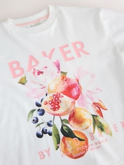 Baker by Ted Baker 2 Piece Oversized Graphic T-Shirt & Printed Shorts Set - Image 8 of 11
