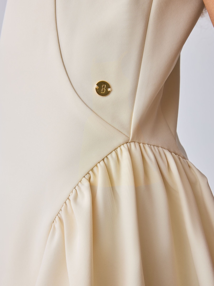 ted baker yellow skater dress Buy Baker by Ted Baker Structured Double Strap Skater Yellow Dress from the Next UK online shop