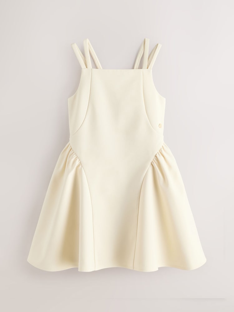 ted baker yellow skater dress Buy Baker by Ted Baker Structured Double Strap Skater Yellow Dress from  Next Bosnia and Herzegovina
