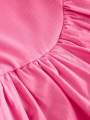 Baker by Ted Baker Pink Waisted Double Layer Skirted Dress - Image 8 of 10