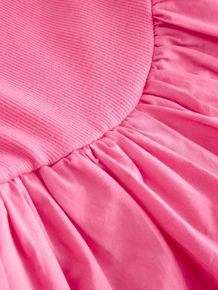 ted baker neon pink dress TED BAKER neon pink high neck ruffle frill fit&flare Martinique