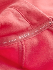 珊瑚粉 - Baker by Ted Baker 超大版型拉鏈開襟連帽衫 - 圖片 10/10