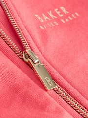 Coral rosa - Baker by Ted Baker Oversized Zip-Through Hoodie - Imagen 4 de 6