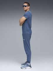 Puma Blue Mens TAD Essentials Solid Cat Print T-Shirt - Image 1 of 3