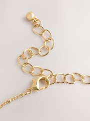 Goldfarben - Semi-Precious Stone Pendant Necklace - Bild 11 von 11