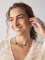 Guld ton - Espresso Martini Charm Necklace - Bild 5 av 6