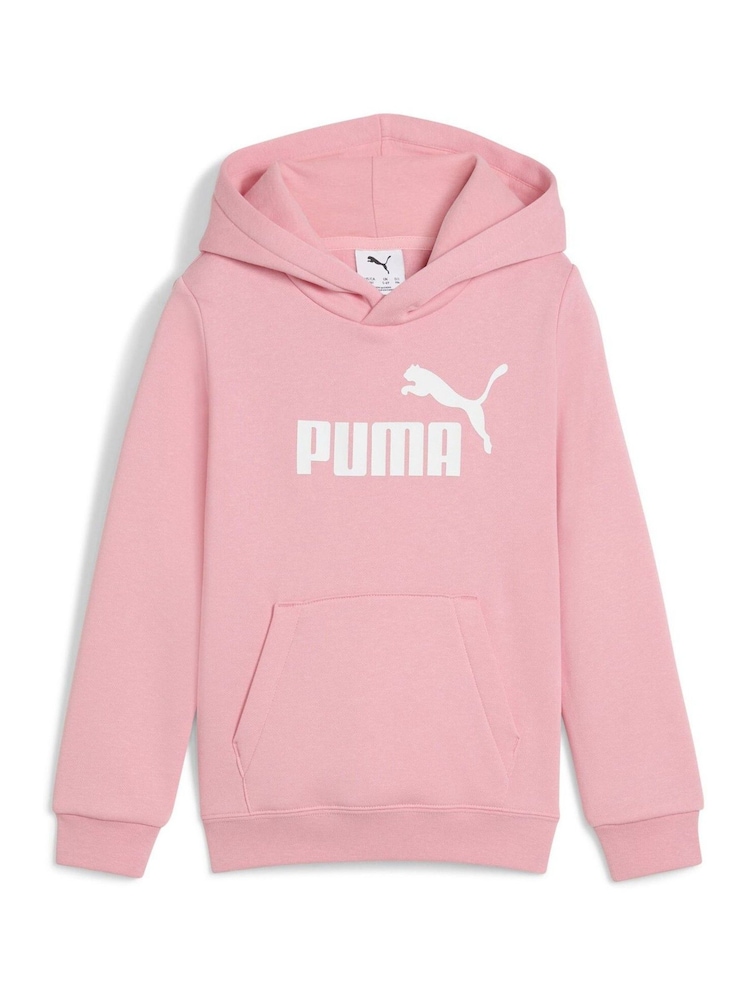 Puma Pink Kids ESS No. 1 Logo Fleece Hoodie - Image 1 of 2