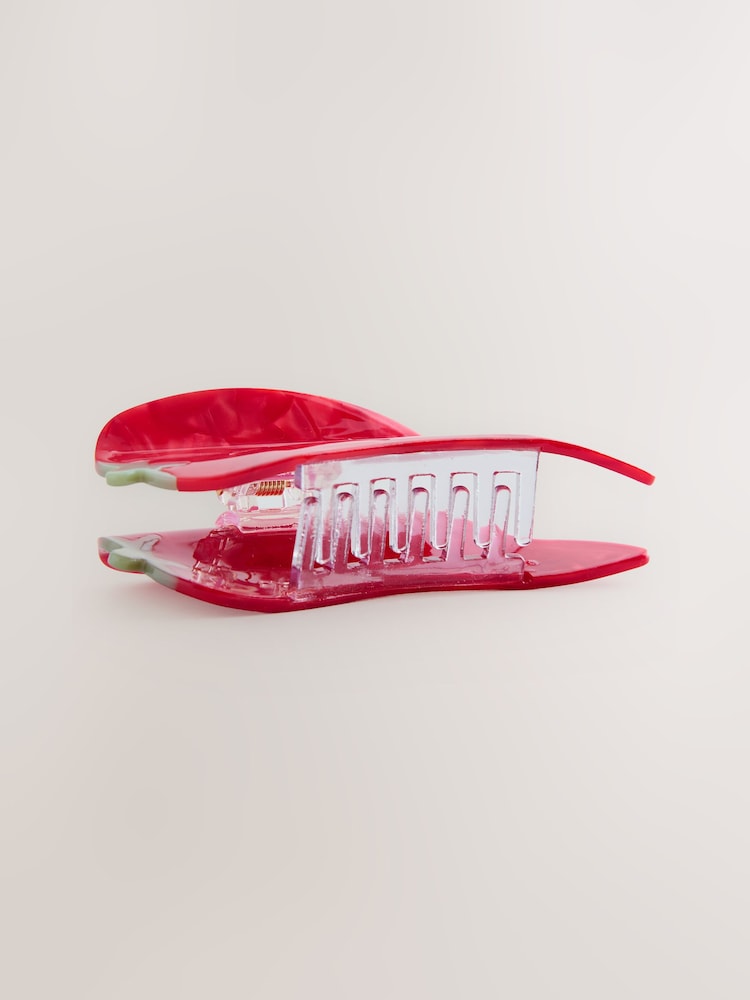 紅色 - Chilli Hair Claw Clip - 圖片 2/3