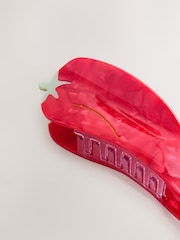 紅色 - Chilli Hair Claw Clip - 圖片 3/3