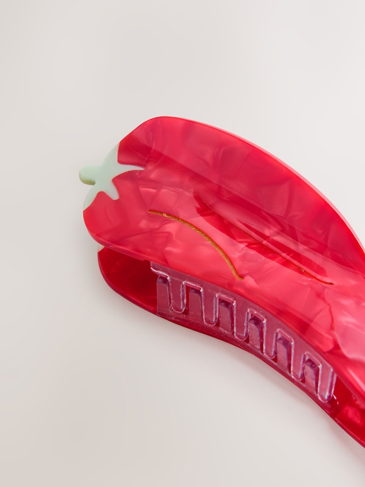 Red Chilli Hair Claw Clip - Image 5 of 5