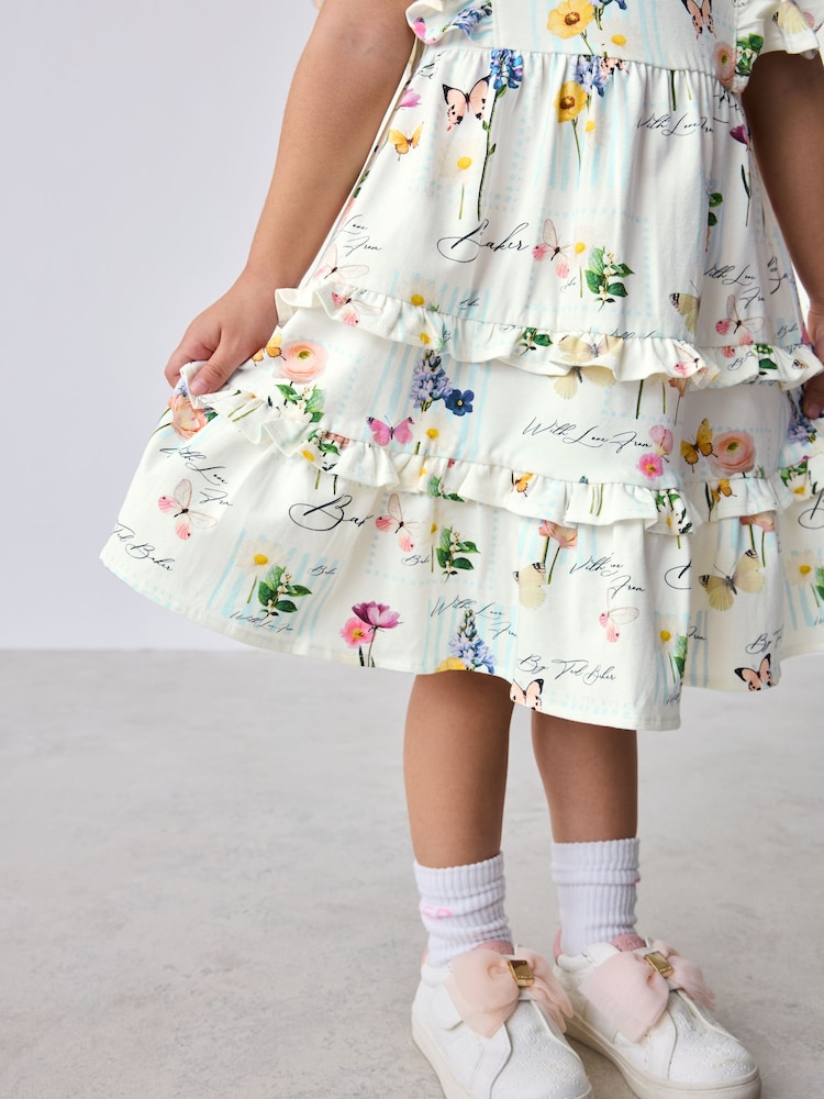 Buy Baker by Ted Baker Printed Ruffle Jersey Dresses 2 Pack from Next USA