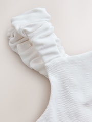 Baker by Ted Baker Multi Ruched Cropped Top & Fruit Short 2 Piece Set - Image 9 of 11