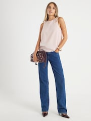 River Island Pink Scallop Hem Tank Top - Image 3 of 4