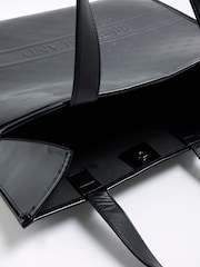 River Island Black Embossed Shopper Bag - Image 4 of 5