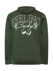 BadRhino Big & Tall Green Hoodie - Image 7 of 7