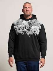 BadRhino Big & Tall Dark Black Hoodie - Image 1 of 7